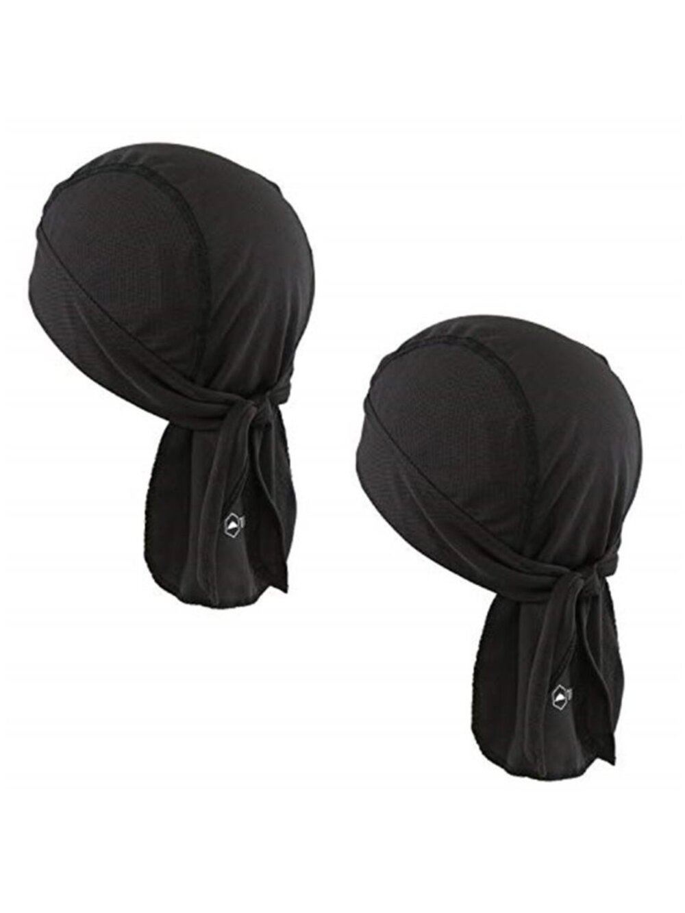 Black Skull Cap Do Rag Cooling Head Wrap Motorcycle Biker Durag Bandana Men